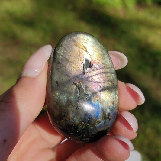 Labradorite Palm Stone (#226) - Simply Affinity