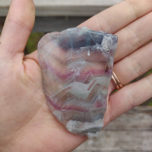 Fluorite Slab, Rainbow Fluorite Slab (#9)