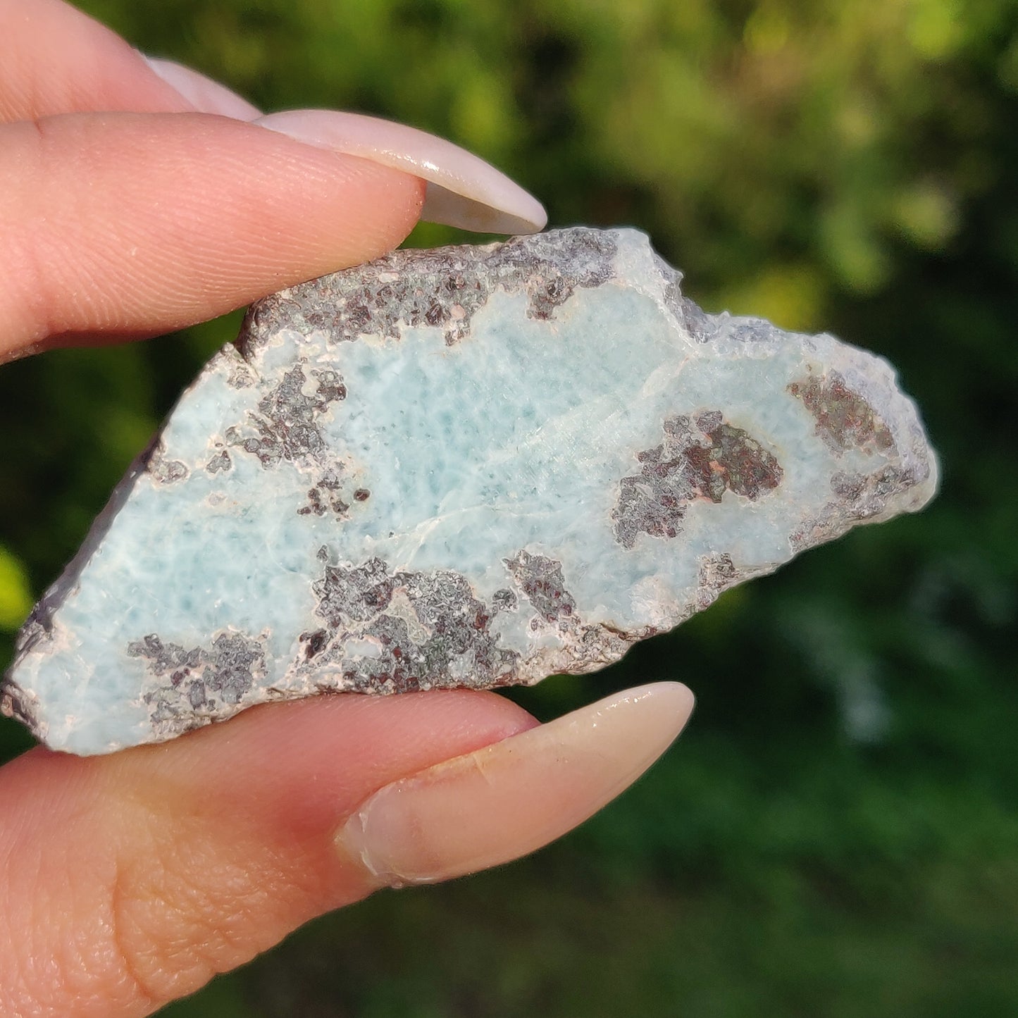 Polished Larimar Slab (#12)