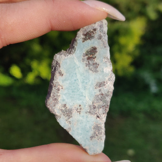 Polished Larimar Slab (#12)