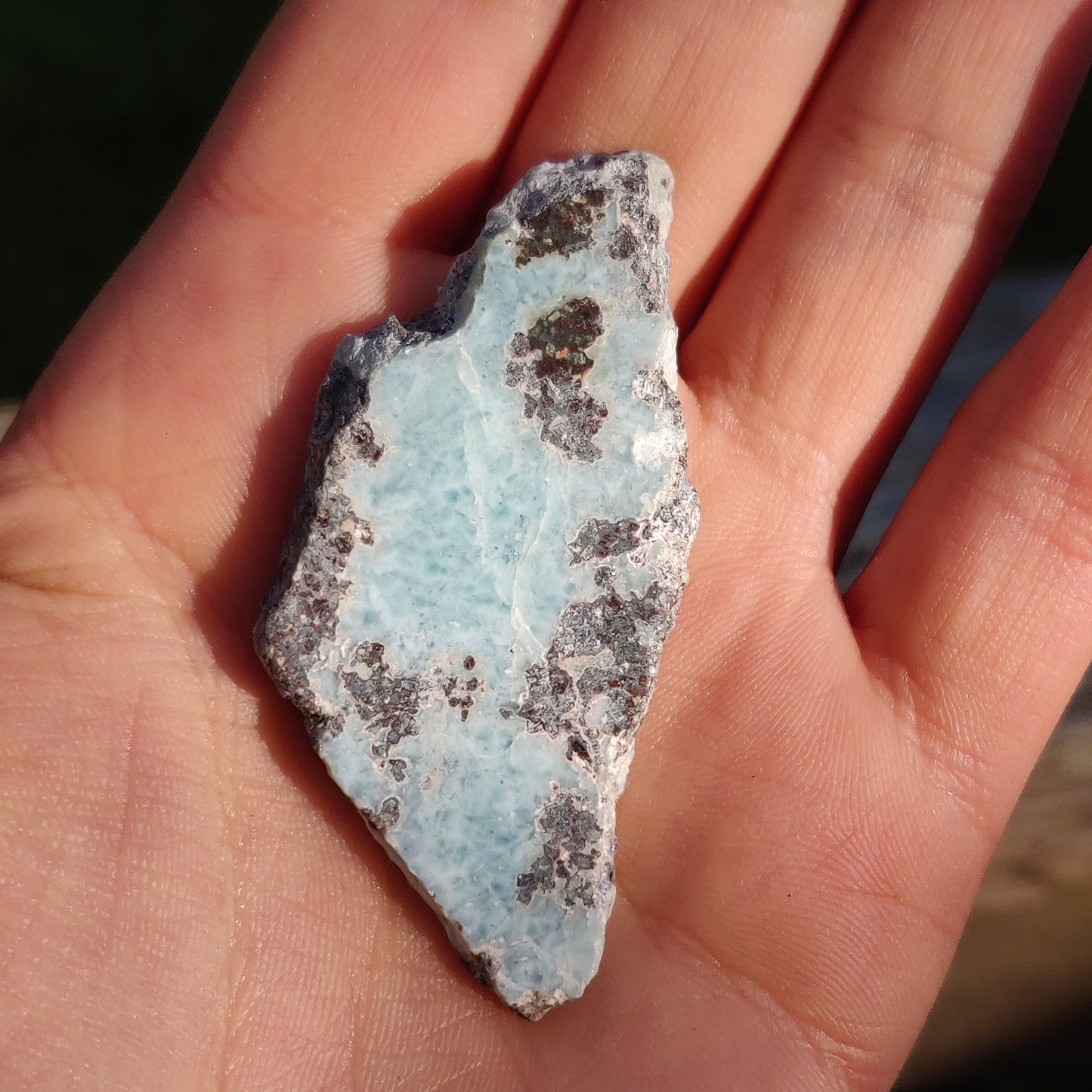 Polished Larimar Slab (#12)
