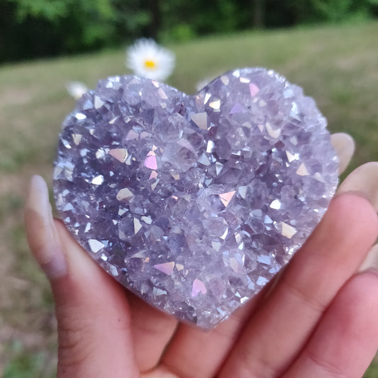 Aura Amethyst Heart (#10) - Simply Affinity