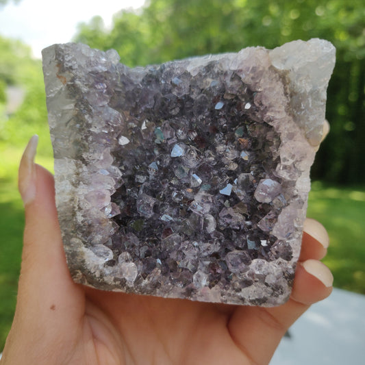 Amethyst Geode Free Form, Cut Base (#8) - Simply Affinity