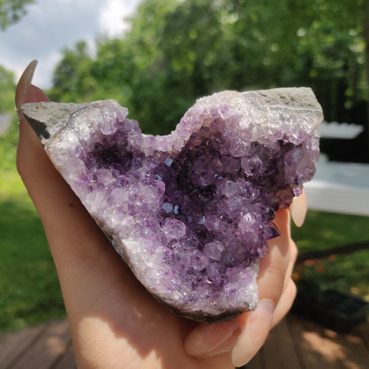 Amethyst Geode Free Form, Cut Base (#11) - Simply Affinity
