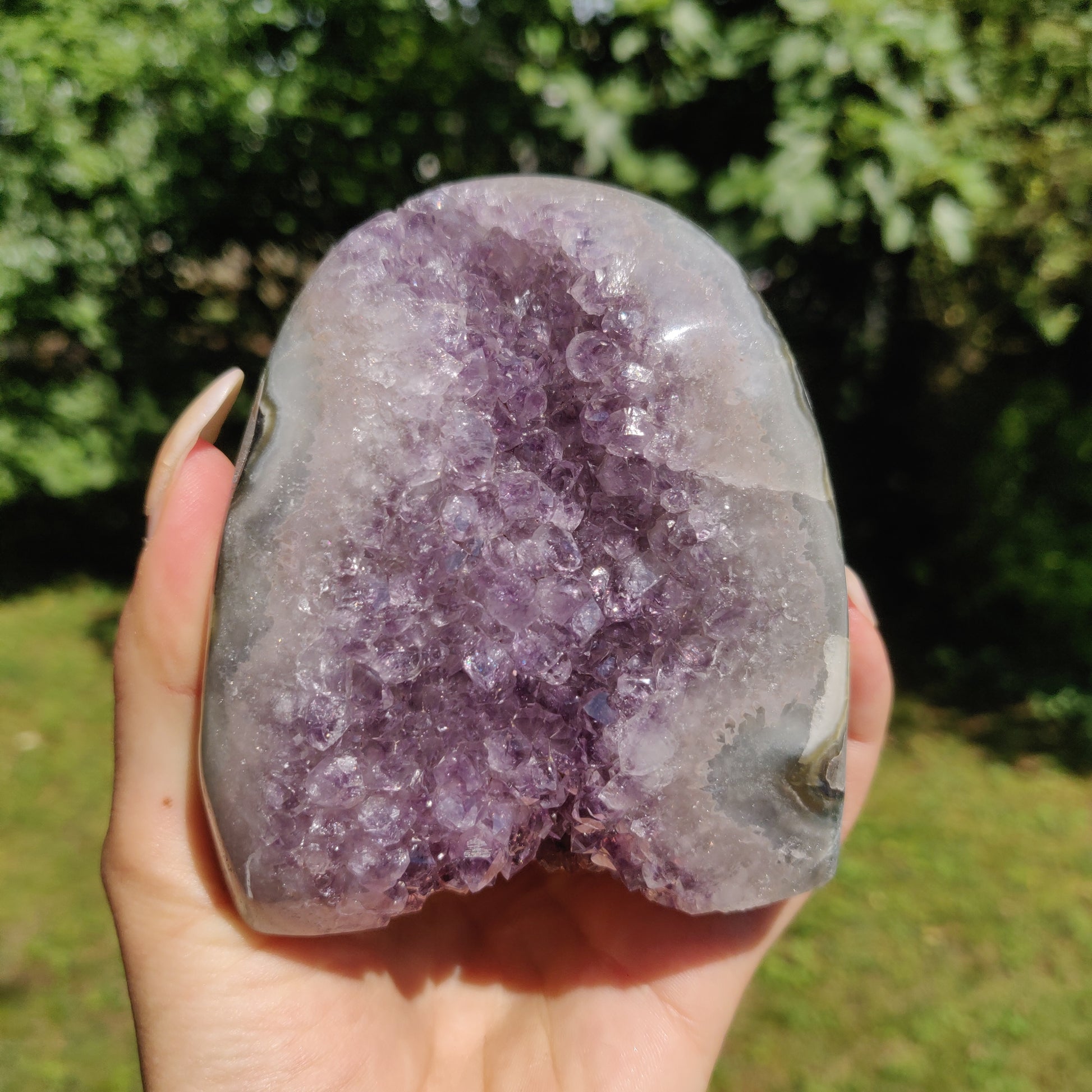 Amethyst Geode Free Form, Polished (#13) - Simply Affinity