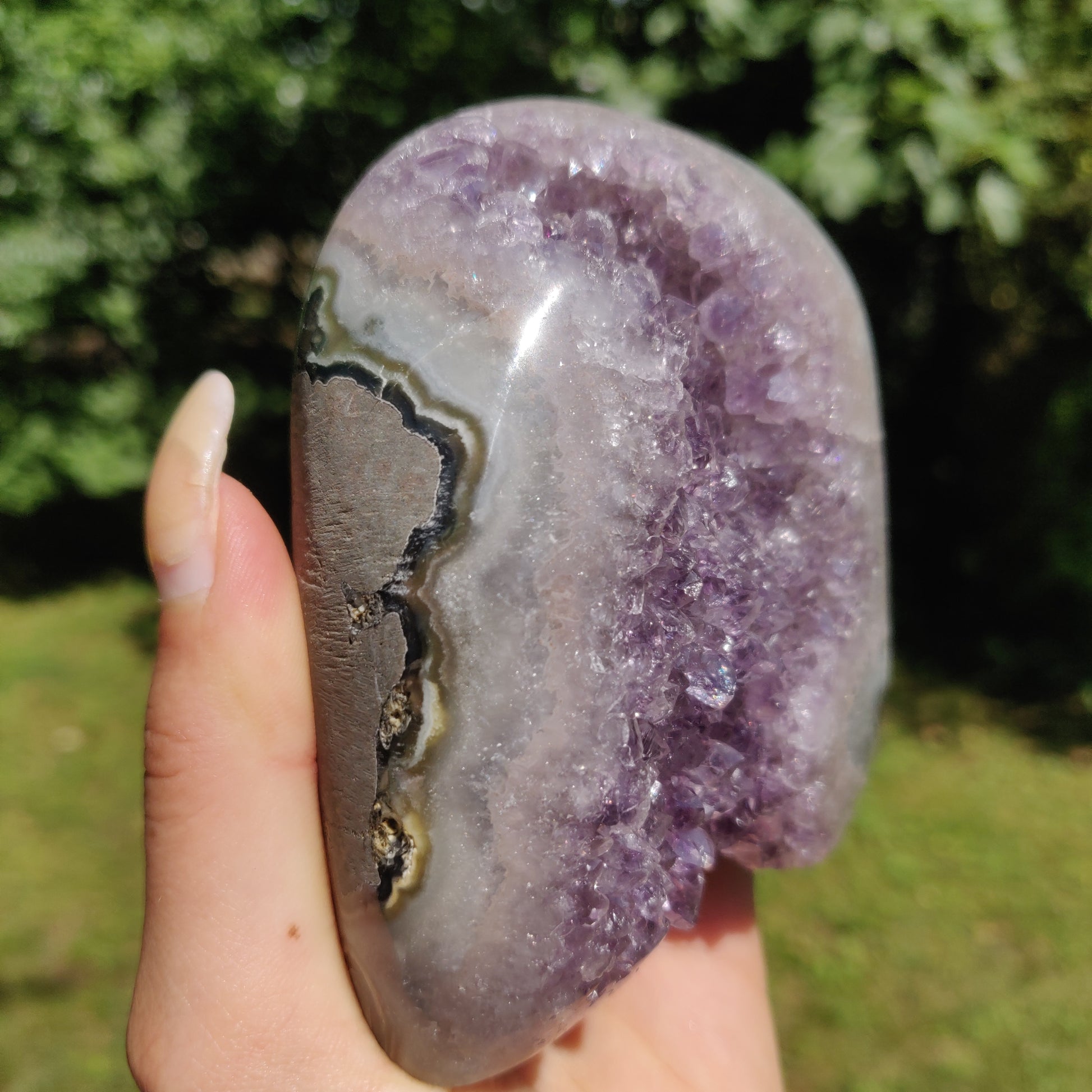 Amethyst Geode Free Form, Polished (#13) - Simply Affinity