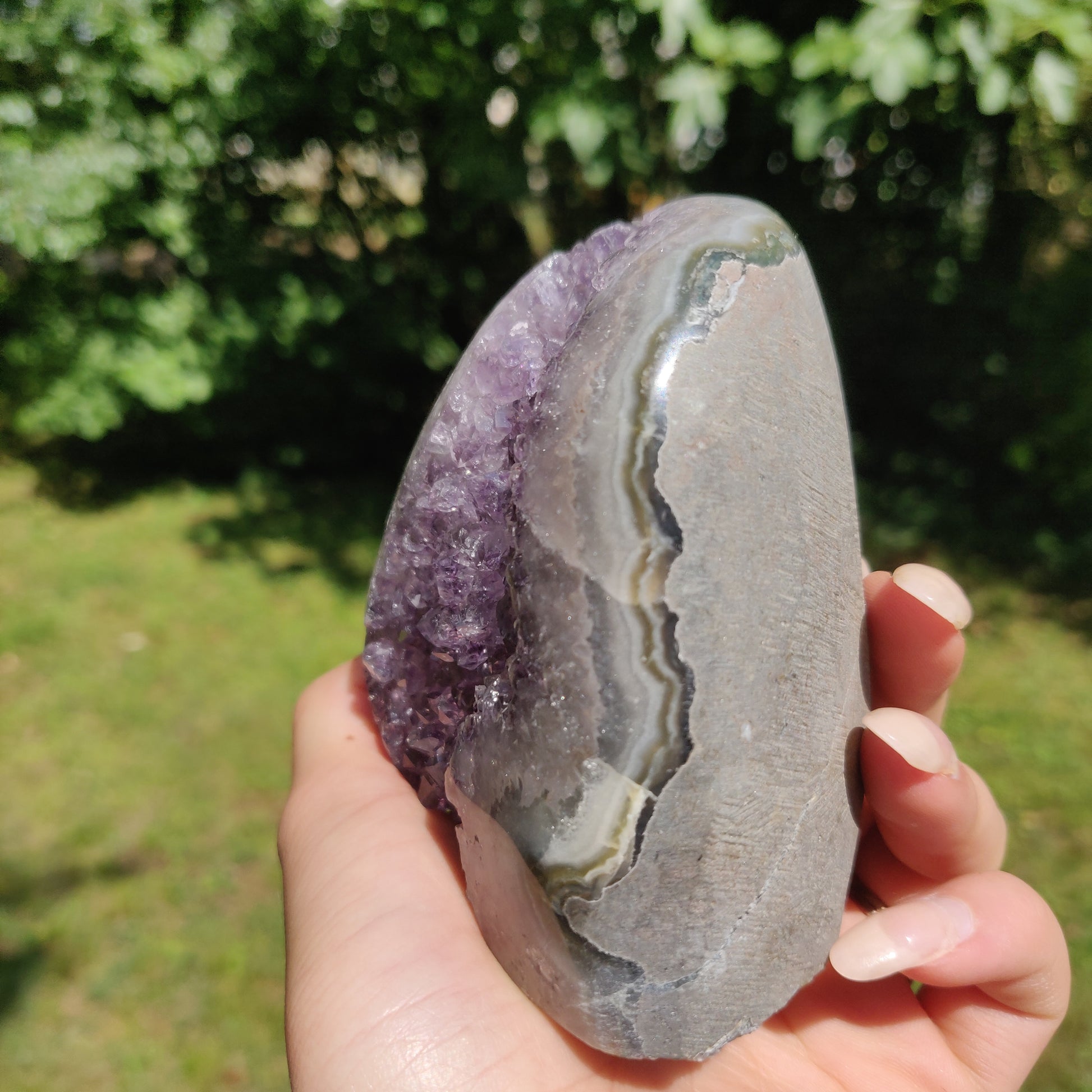 Amethyst Geode Free Form, Polished (#13) - Simply Affinity