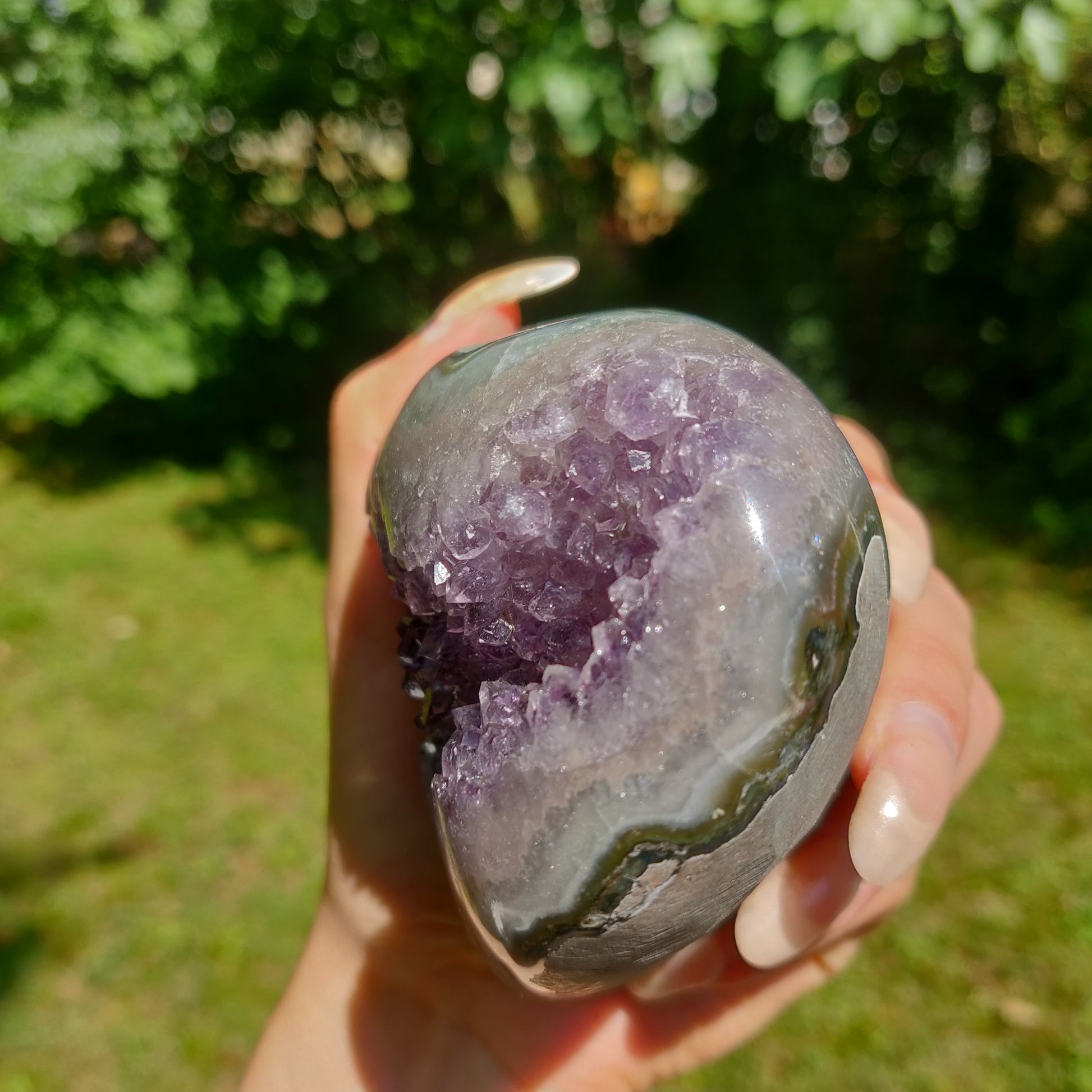 Amethyst Geode Free Form, Polished (#13) - Simply Affinity