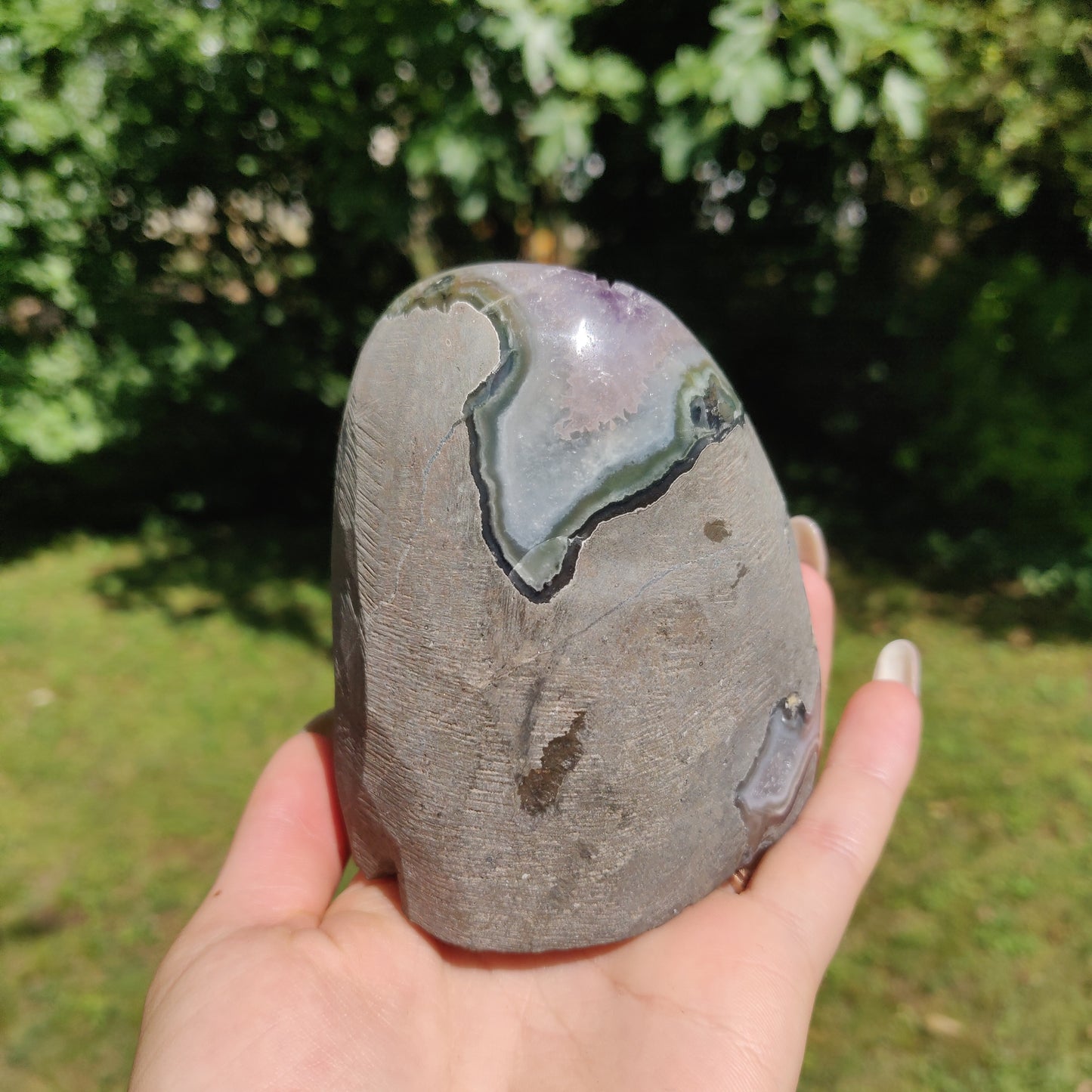 Amethyst Geode Free Form, Polished (#13) - Simply Affinity