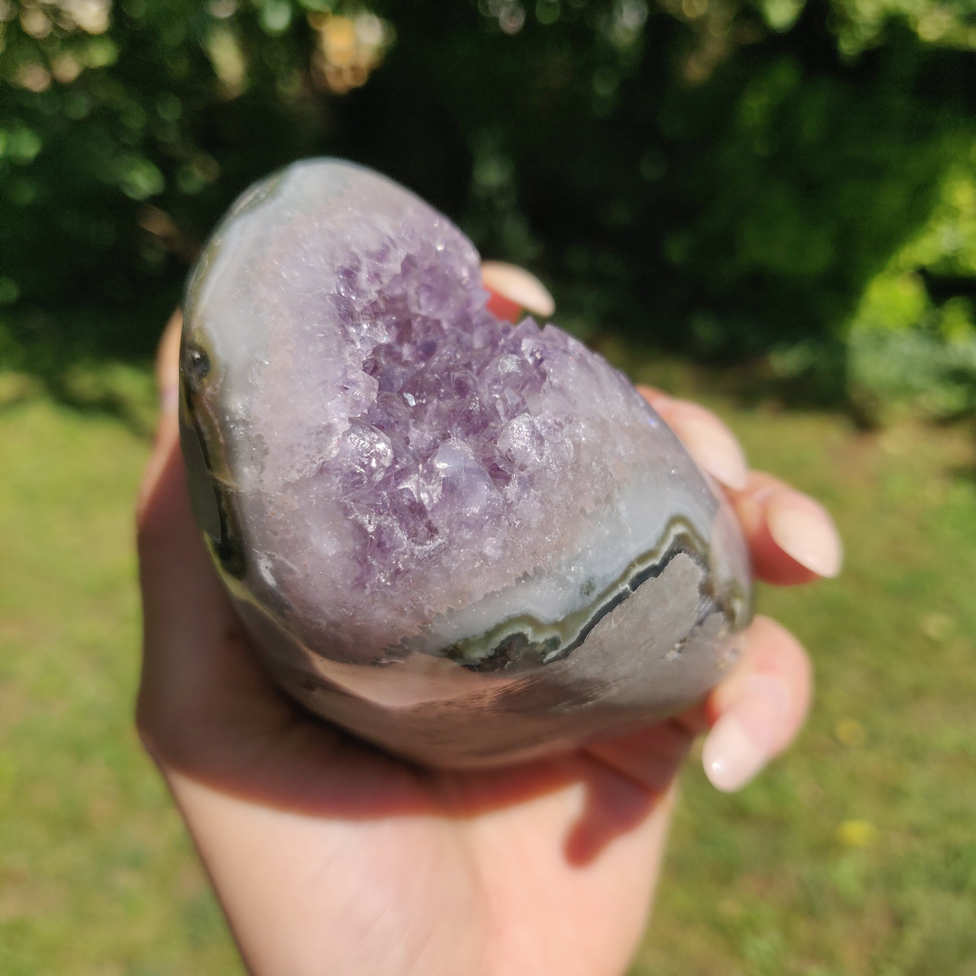 Amethyst Geode Free Form, Polished (#13) - Simply Affinity