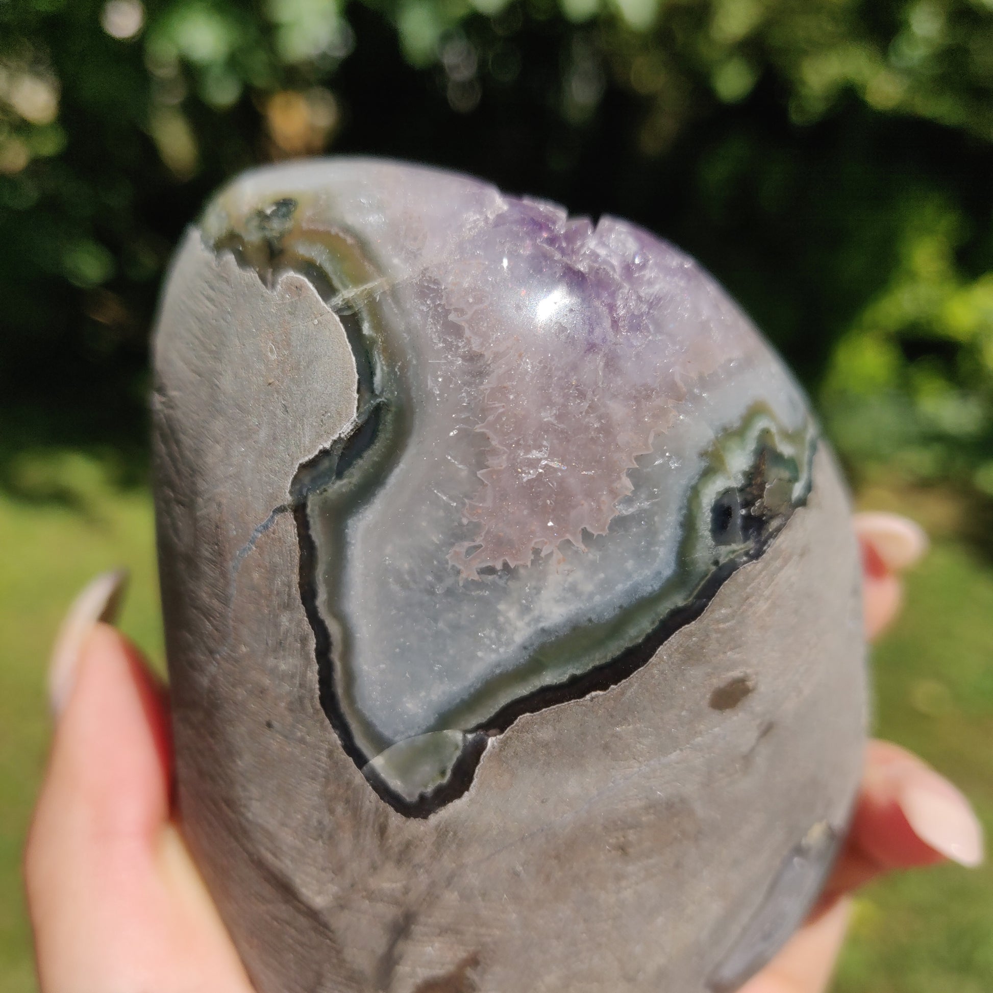 Amethyst Geode Free Form, Polished (#13) - Simply Affinity