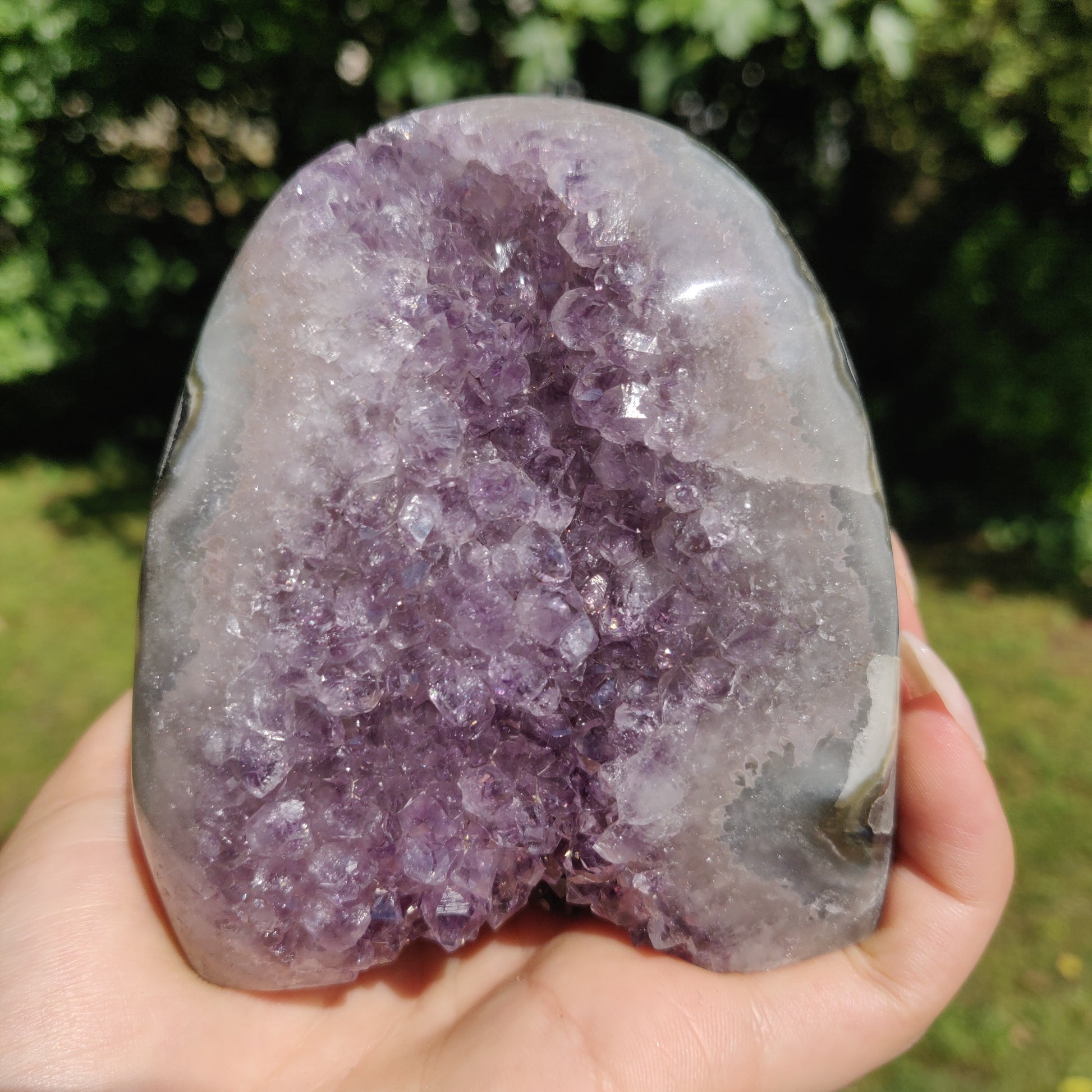 Amethyst Geode Free Form, Polished (#13) - Simply Affinity