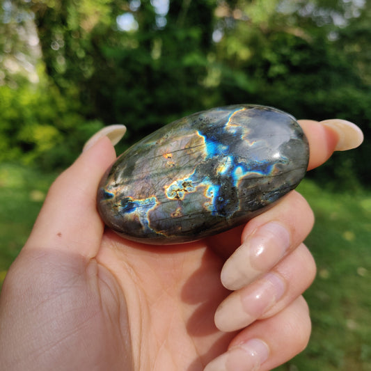 Labradorite Palm Stone (#67)