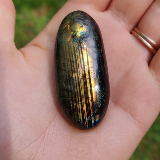 Labradorite Palm Stone (#177)