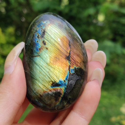 Labradorite Palm Stone (#200)
