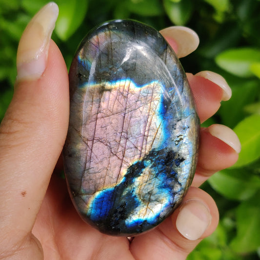 Labradorite Palm Stone (#205)