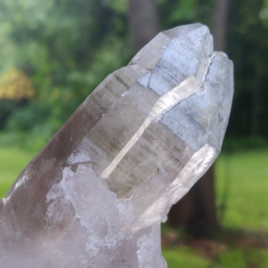 Smoky Lemurian Quartz Twin Point (#3)
