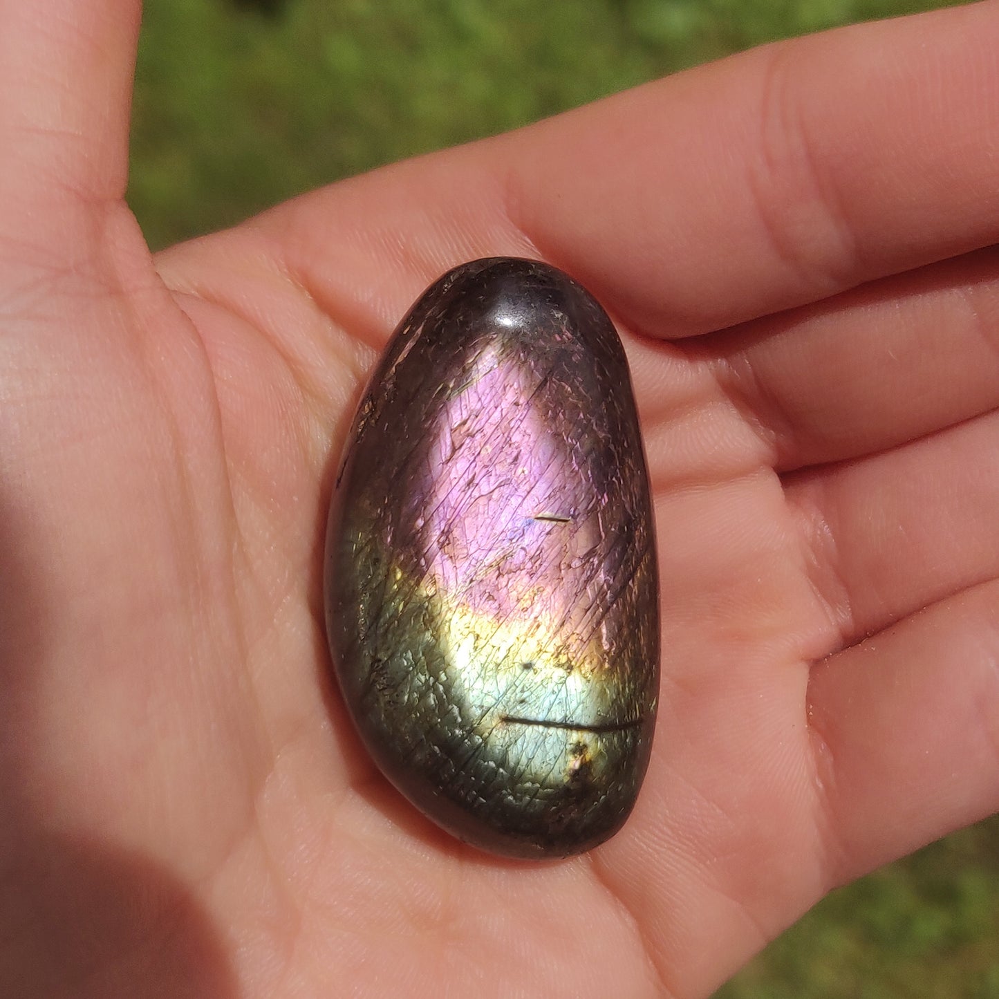 Labradorite Pocket Stone (#195) - Simply Affinity