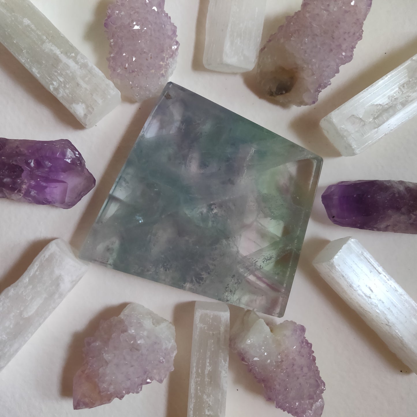 Fluorite Slab, Rainbow Fluorite Slab (#13)