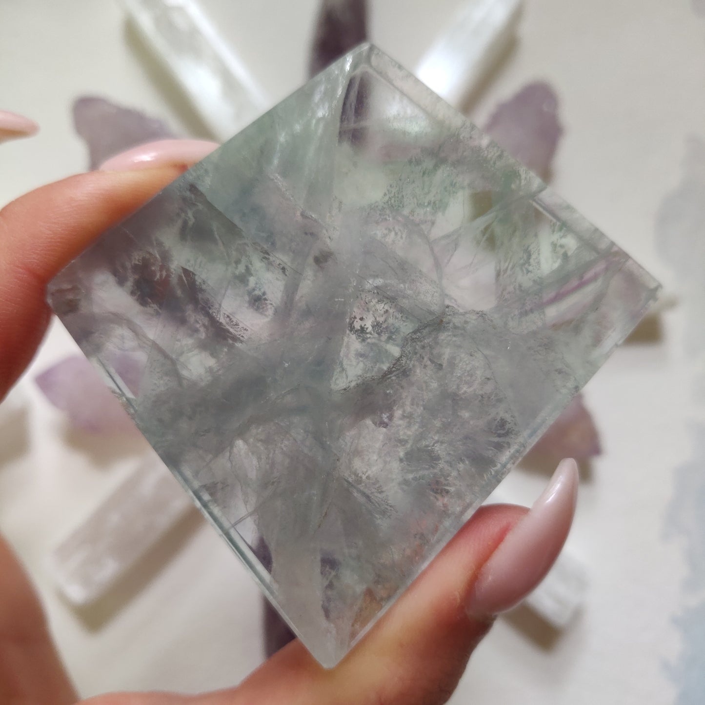 Fluorite Slab, Rainbow Fluorite Slab (#13)