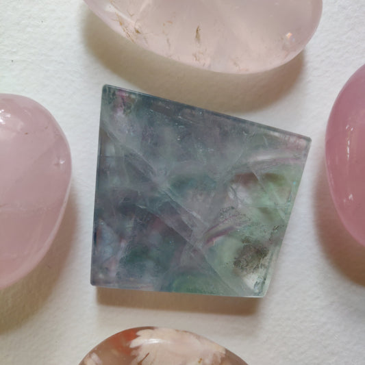 Fluorite Slab, Rainbow Fluorite Slab (#13)