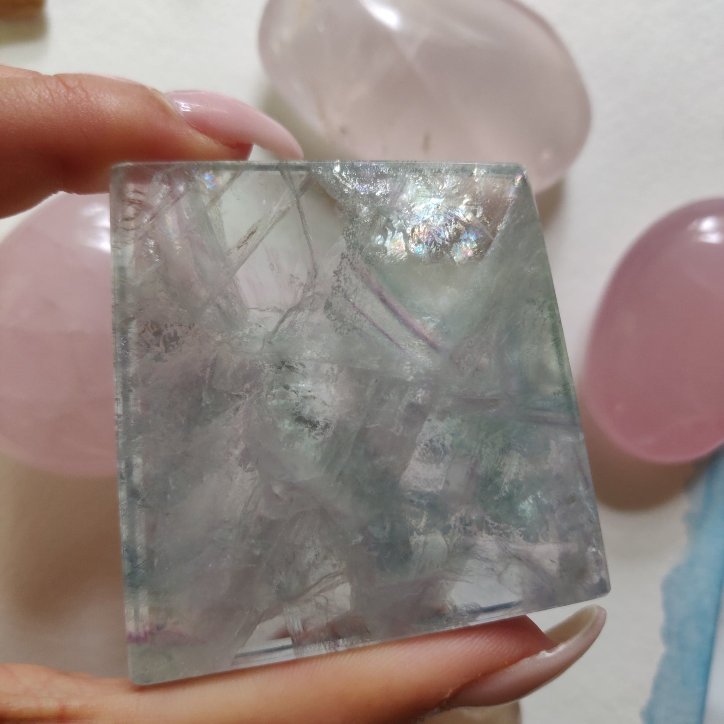 Fluorite Slab, Rainbow Fluorite Slab (#13)