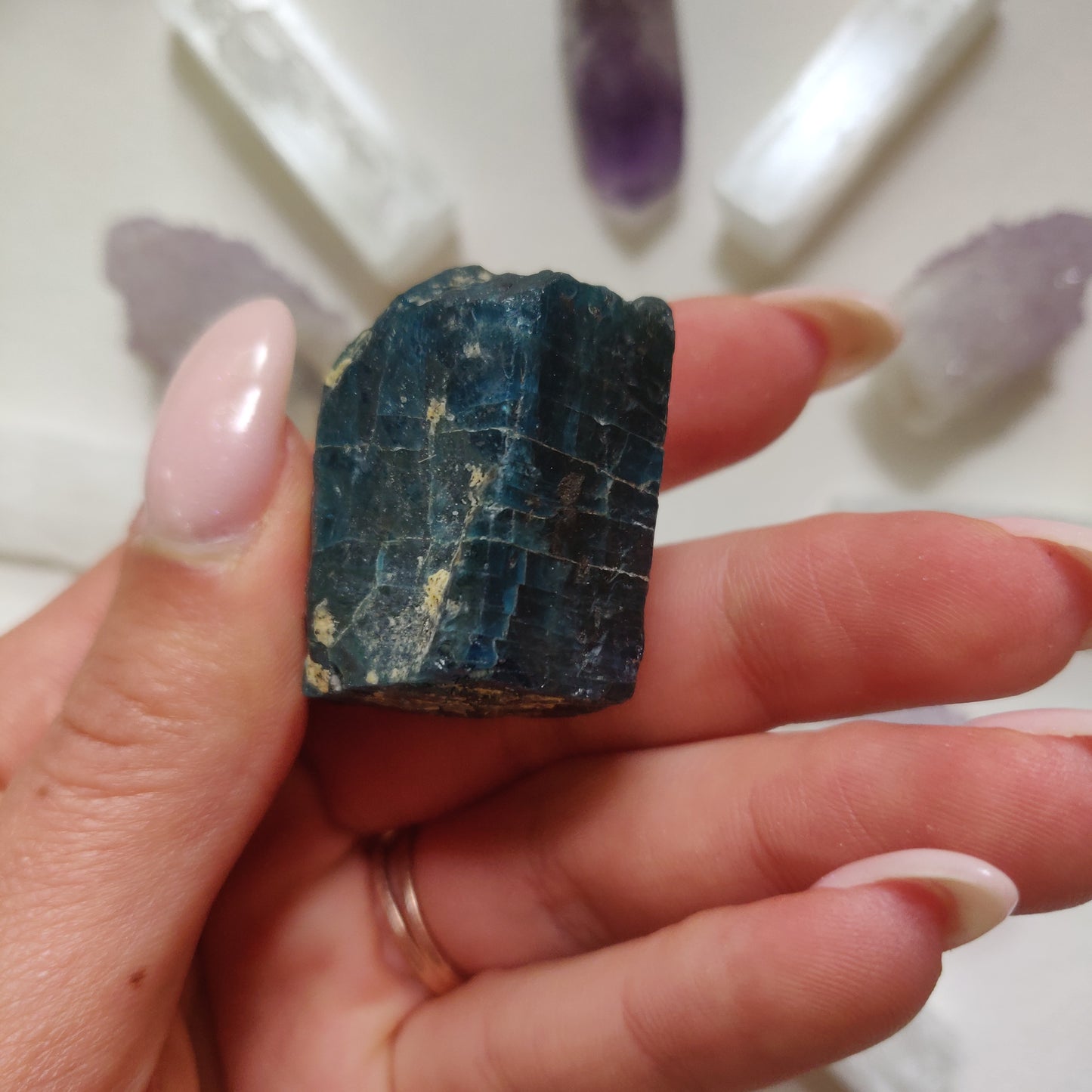 Raw Blue Apatite (#1)