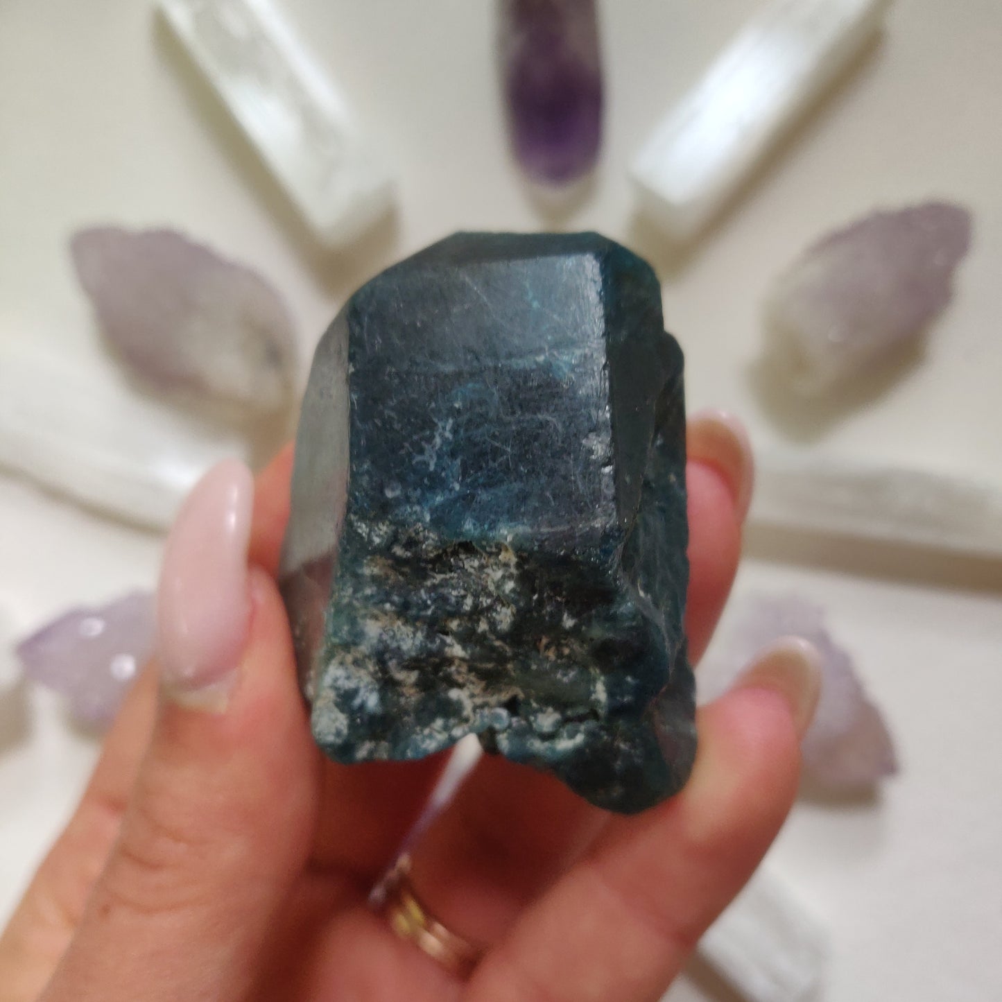 Raw Blue Apatite (#3)