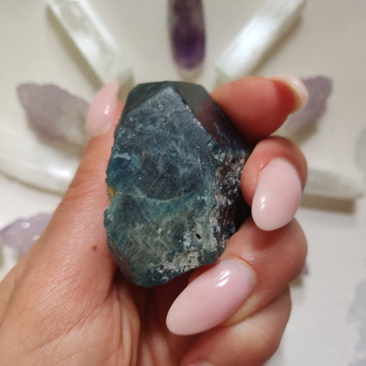 Raw Blue Apatite (#3)