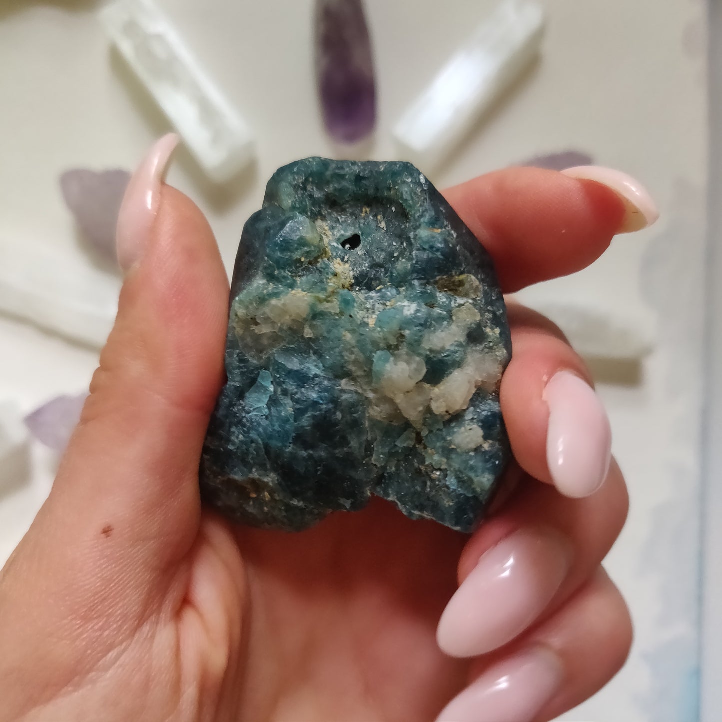 Raw Blue Apatite (#3)