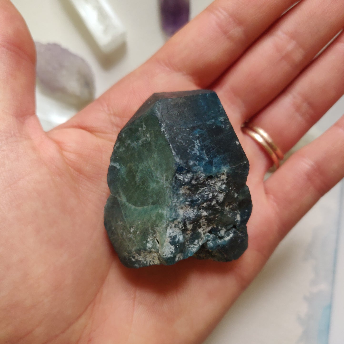 Raw Blue Apatite (#3)