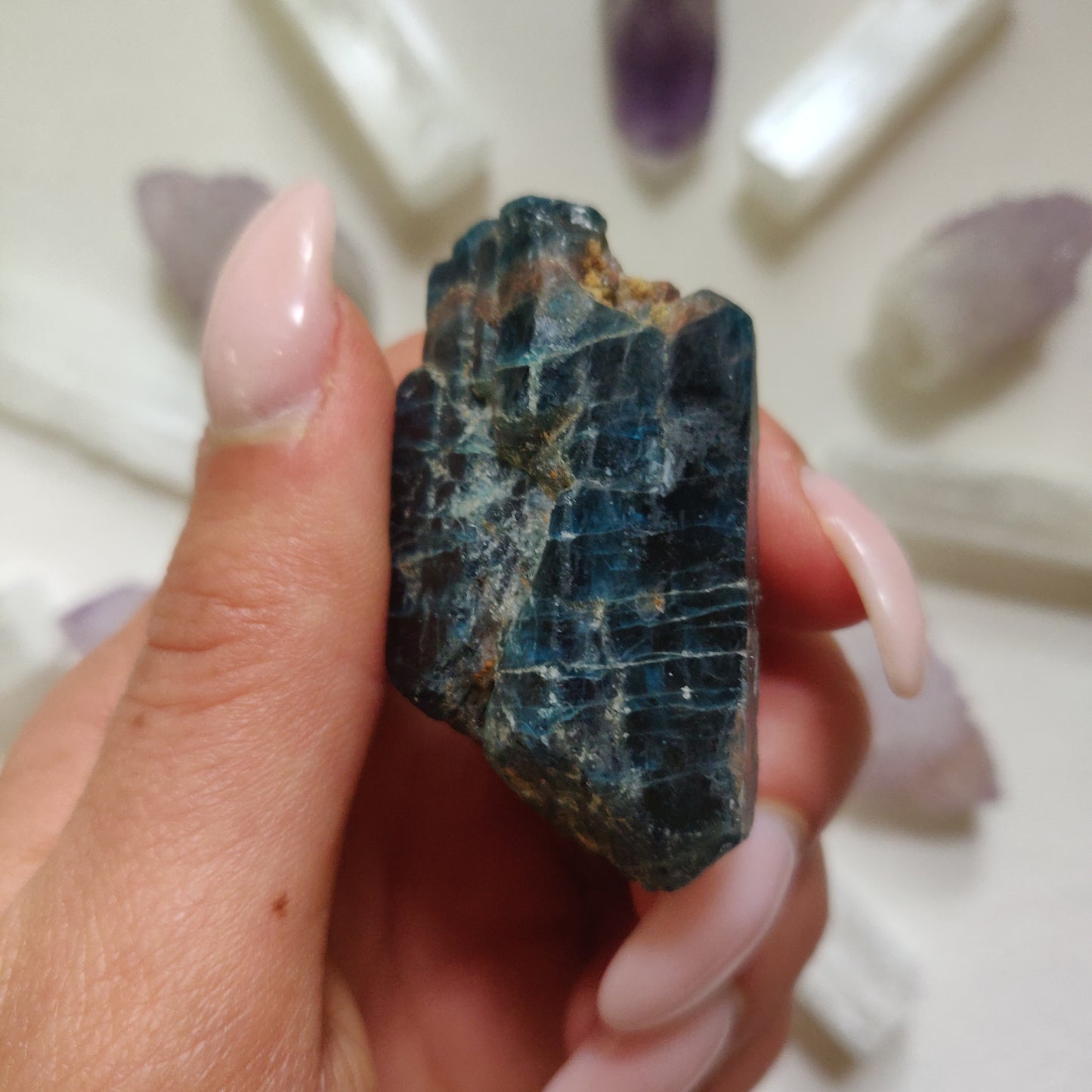 Raw Blue Apatite (#4)