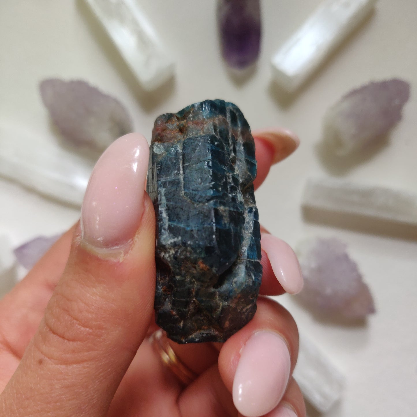 Raw Blue Apatite (#4)