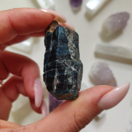 Raw Blue Apatite (#4)