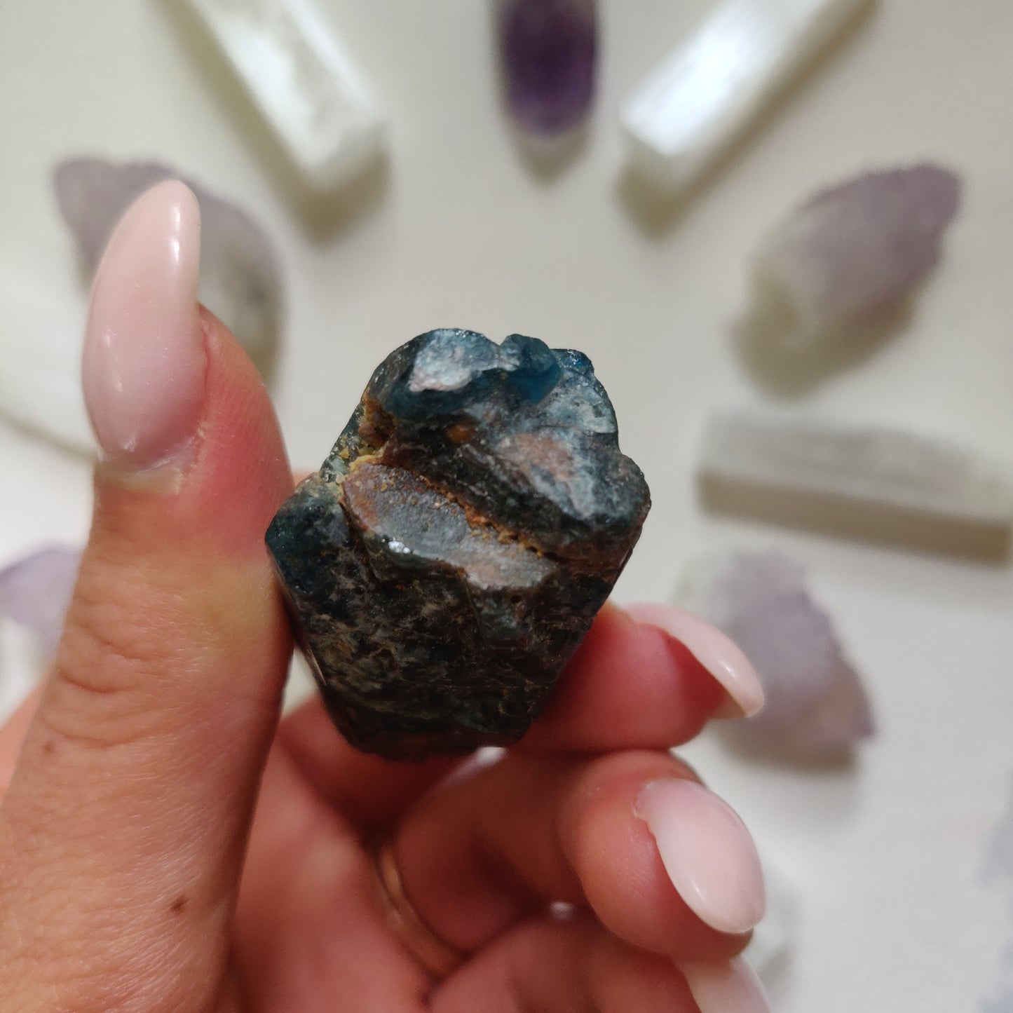 Raw Blue Apatite (#4)