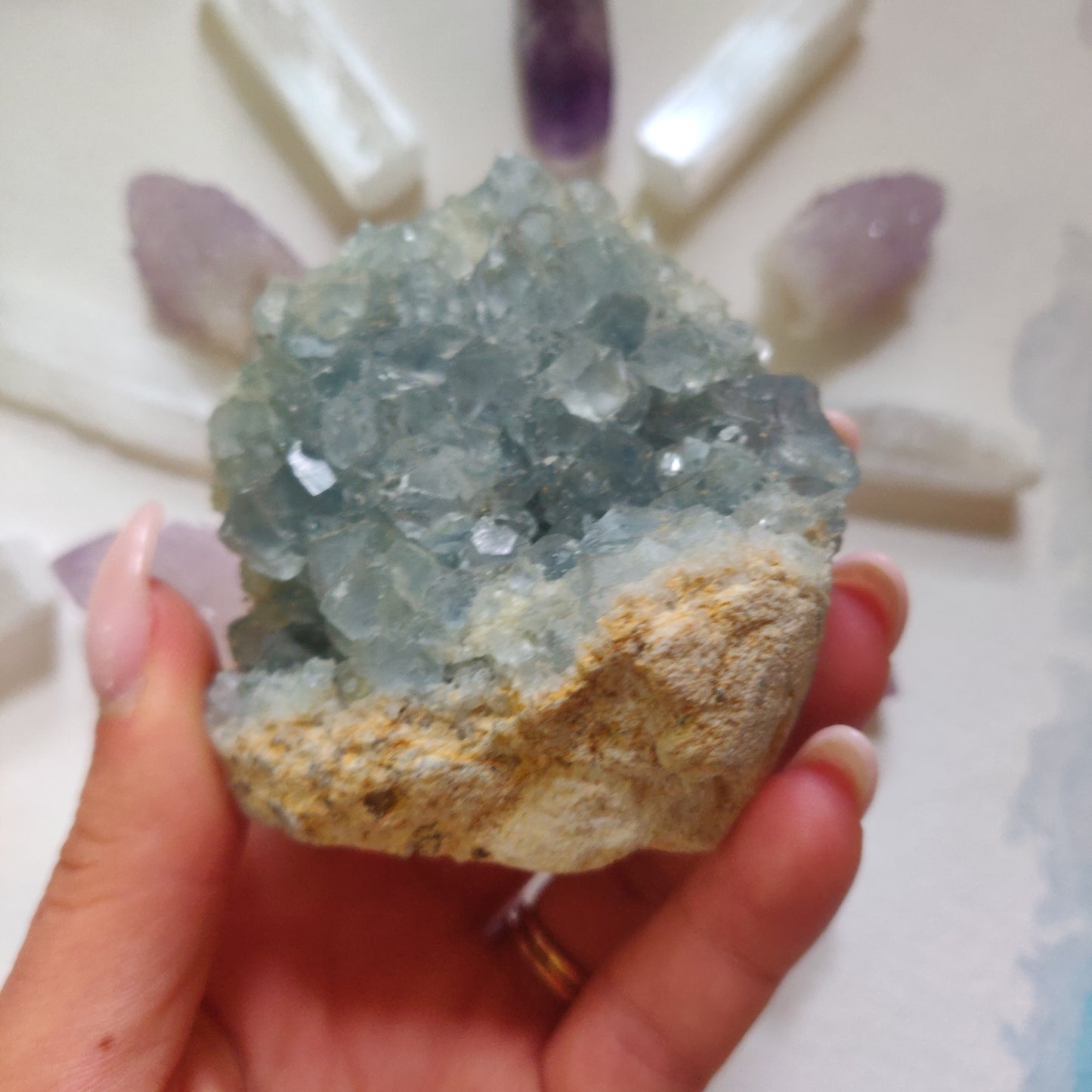 Celestite Cluster (#4)