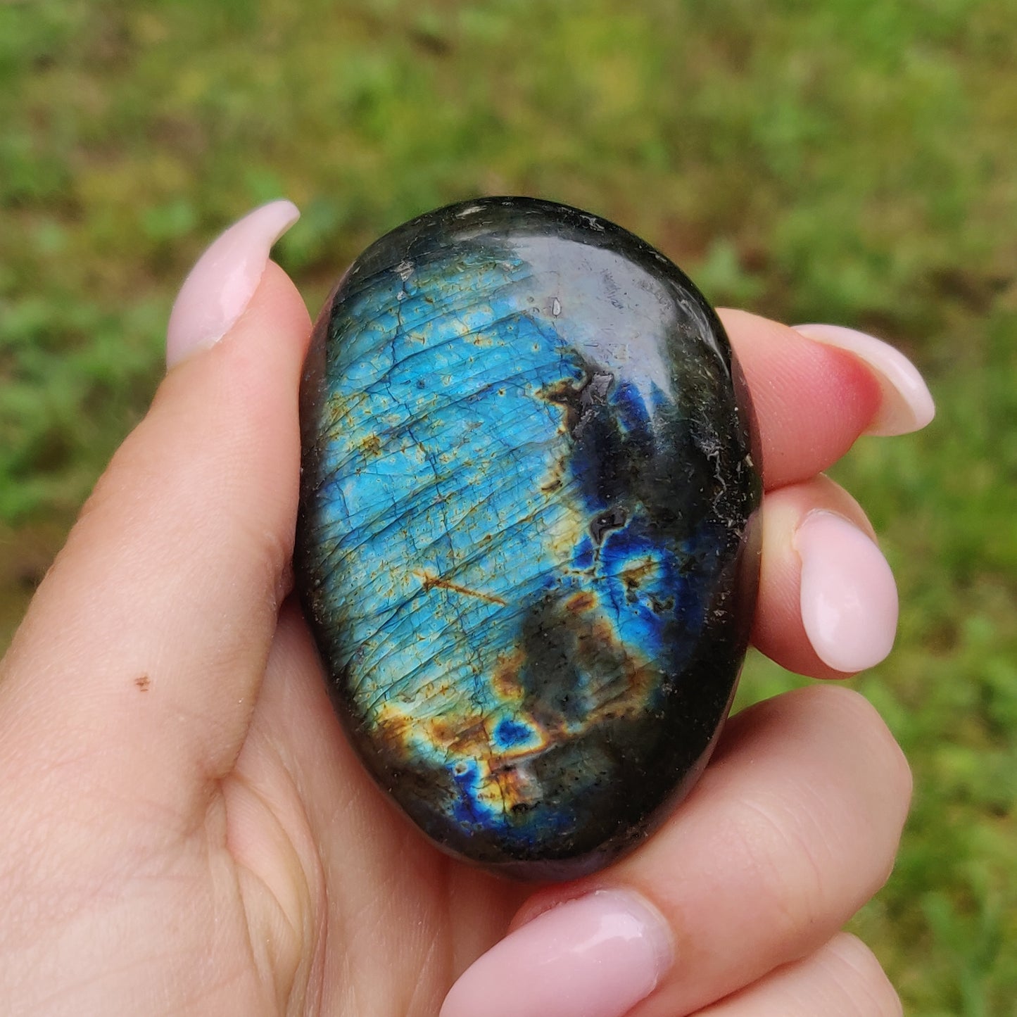 Labradorite Palm Stone (#247)