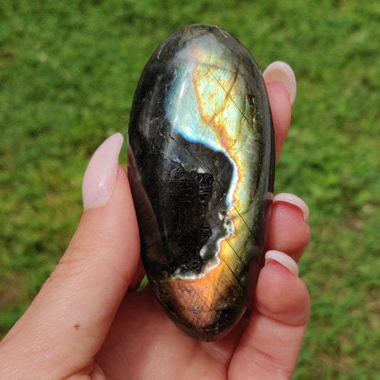 Labradorite Palm Stone (#249)