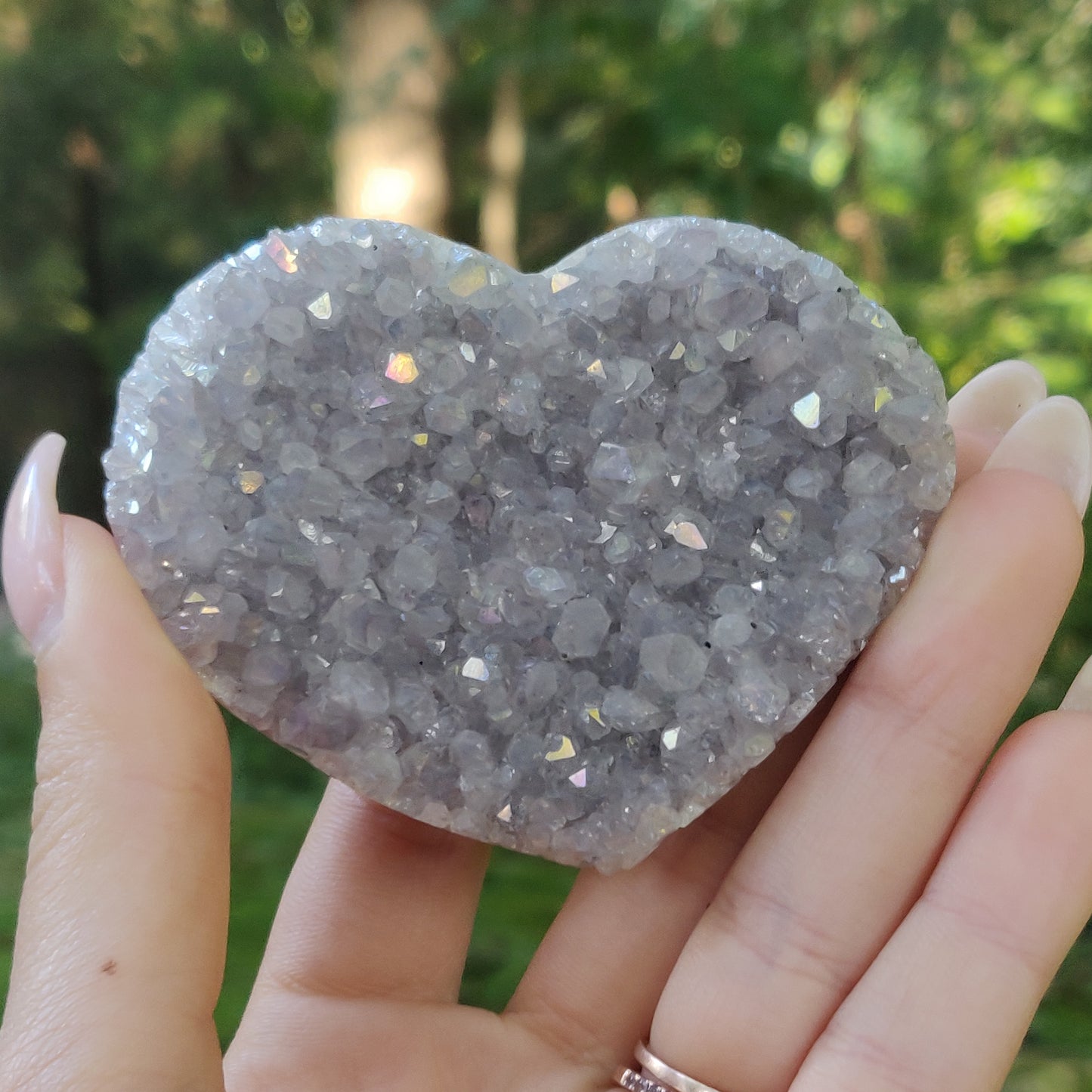 Aura Amethyst Heart (#24) - Simply Affinity