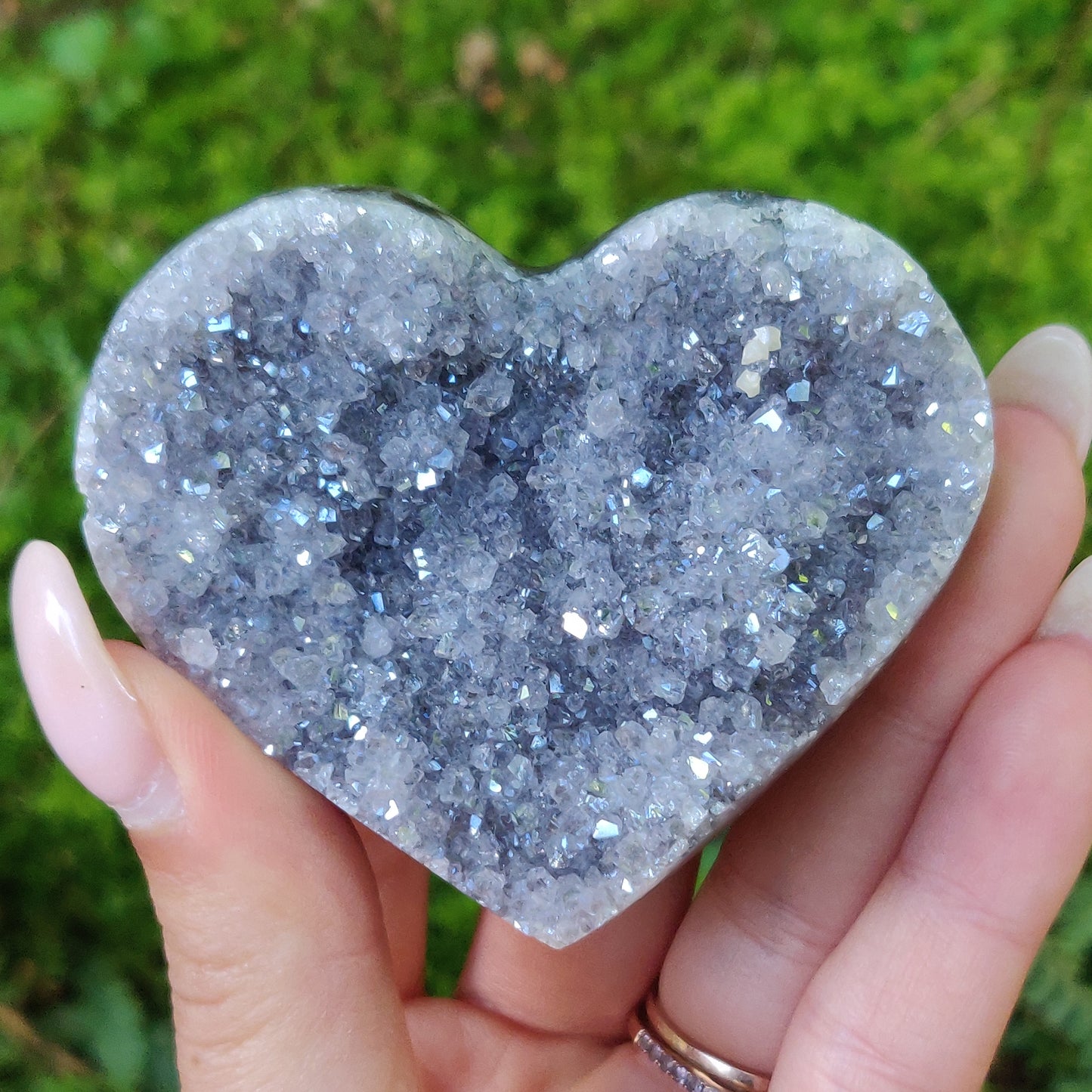Aura Black Amethyst Heart (#20) - Simply Affinity
