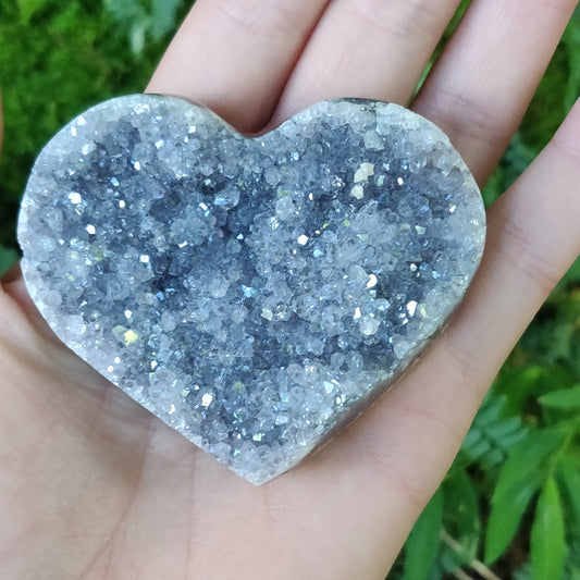 Aura Black Amethyst Heart (#20) - Simply Affinity