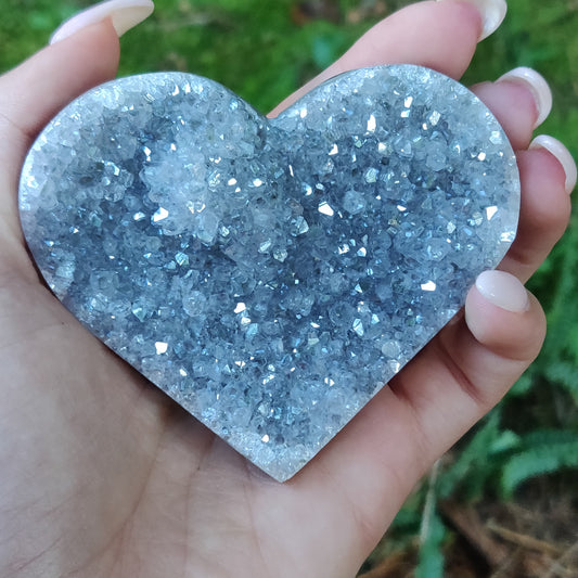 Aura Black Amethyst Heart (#19) - Simply Affinity