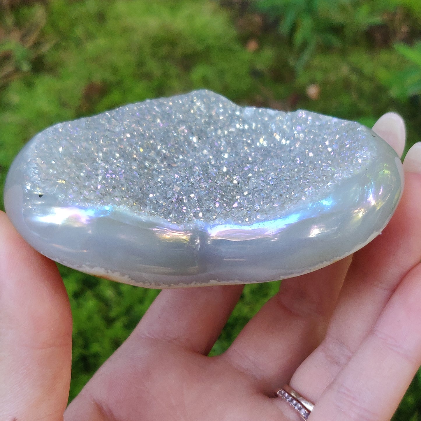 Aura Druzy Agate Heart (#14) - Simply Affinity
