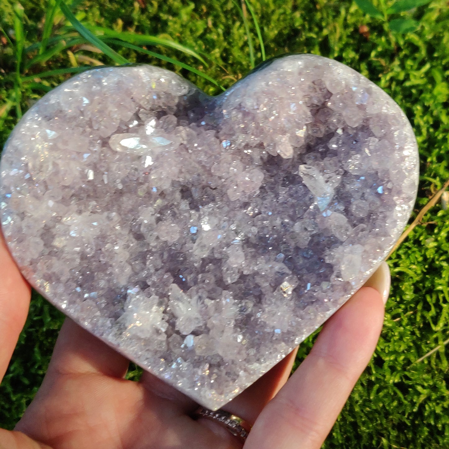 Aura Amethyst Heart (#15) - Simply Affinity