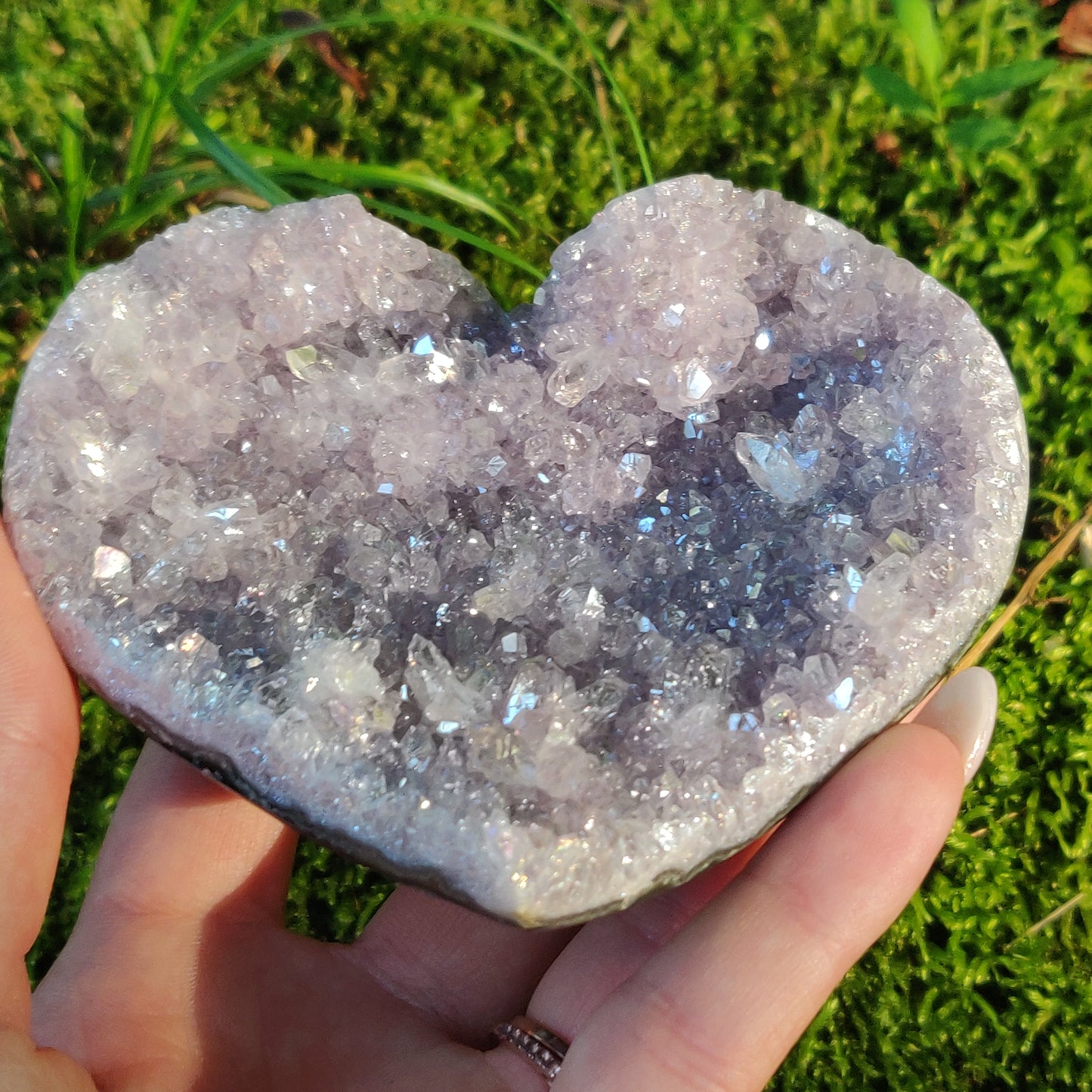 Aura Amethyst Heart (#15) - Simply Affinity