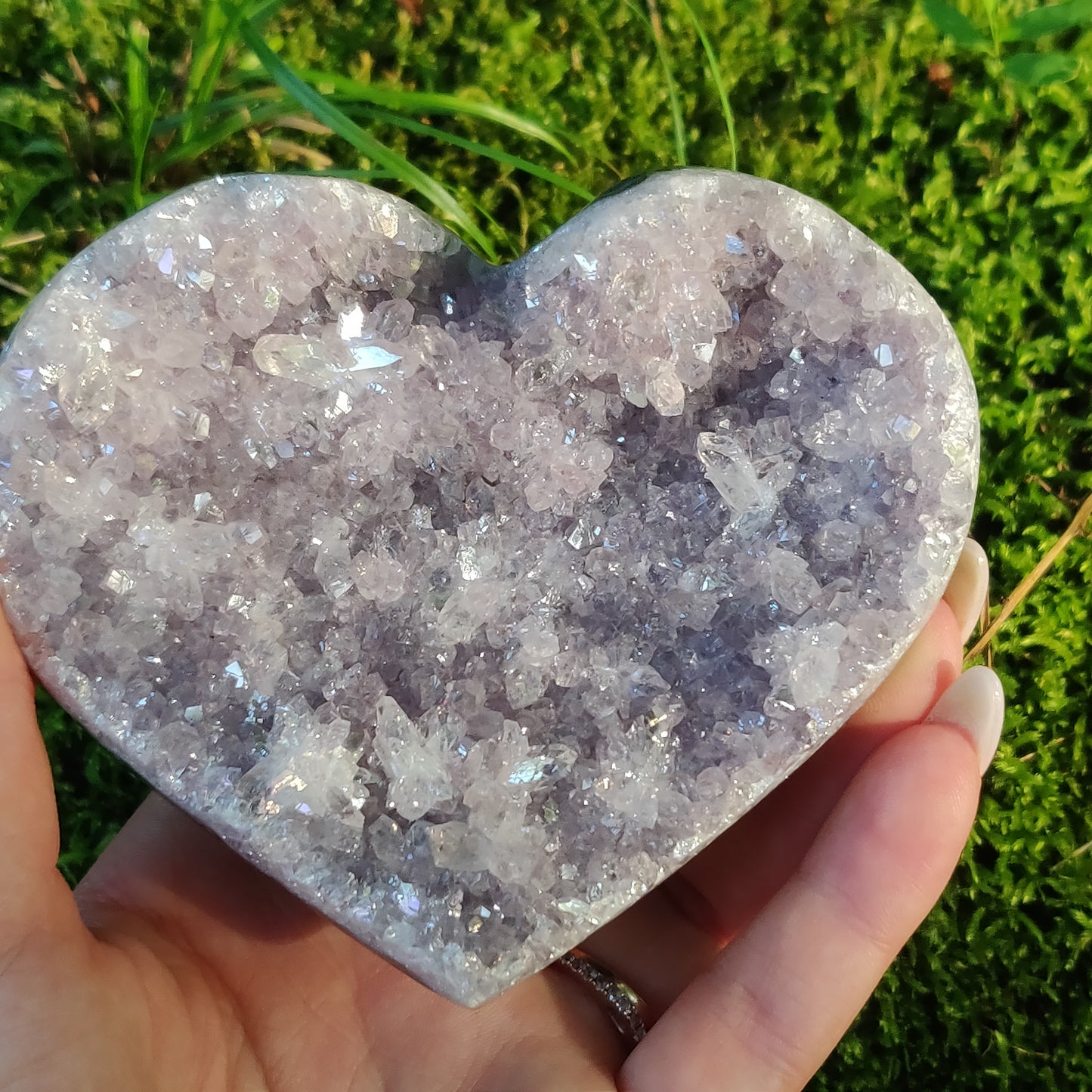 Aura Amethyst Heart (#15) - Simply Affinity
