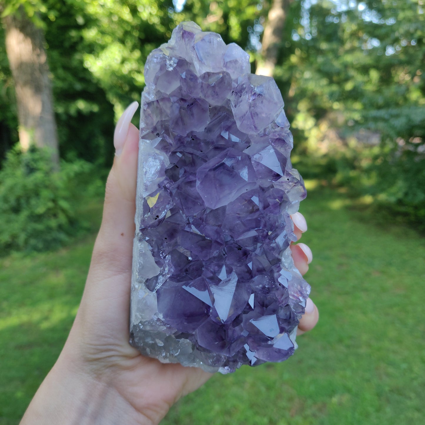 Amethyst Geode Free Form, Cut Base (#35)