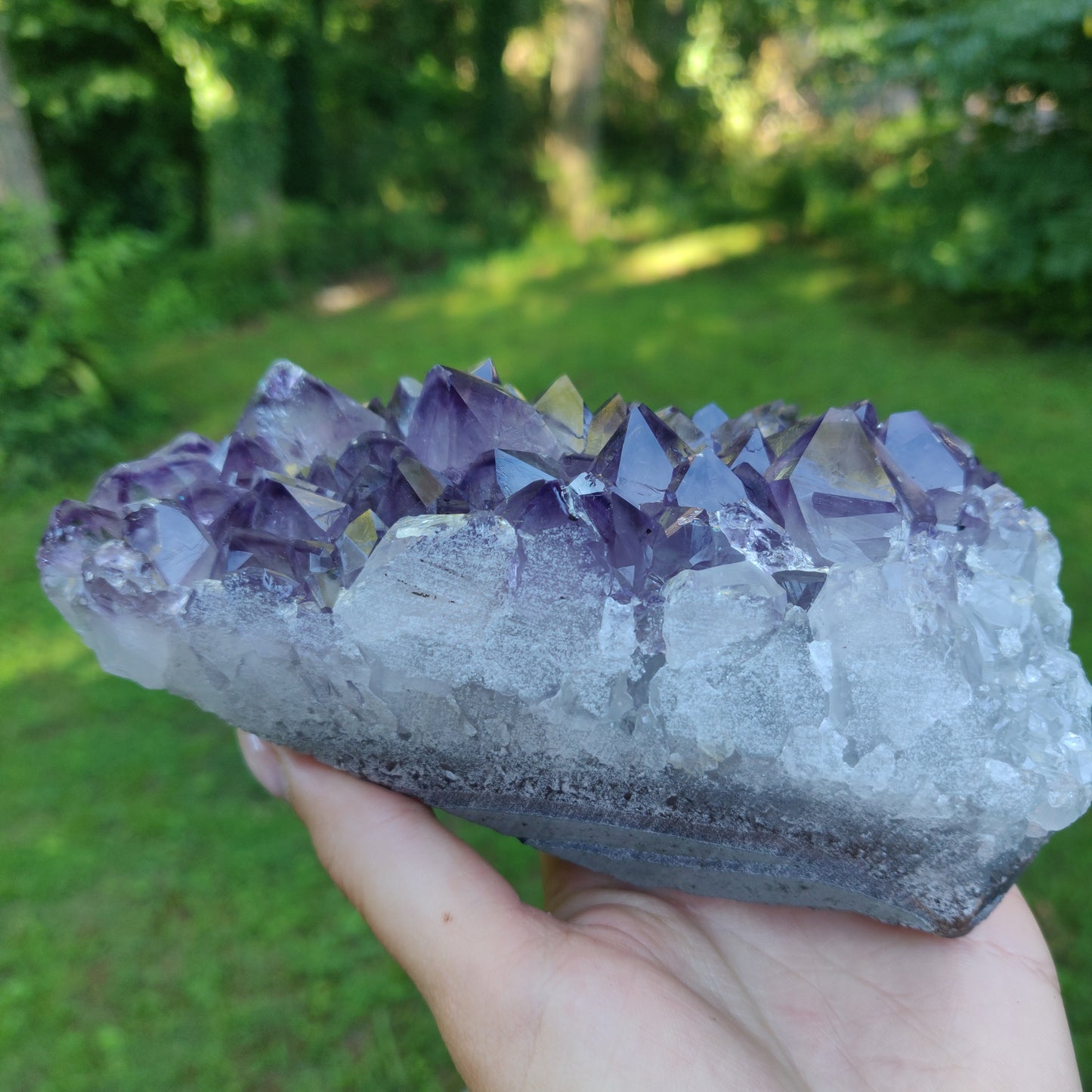 Amethyst Geode Free Form, Cut Base (#35)