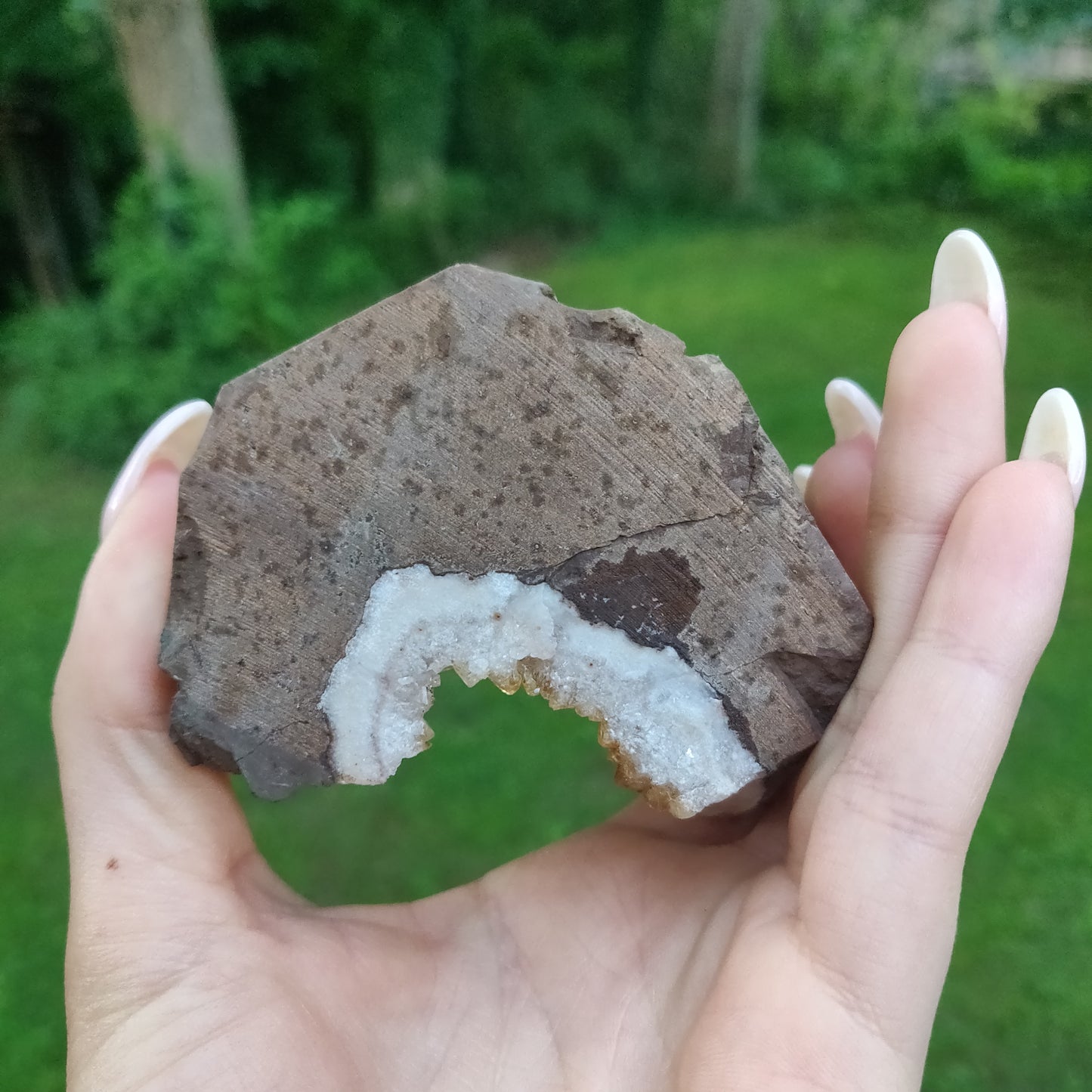 Citrine Geode Free Form, Cut Base (#4) - Simply Affinity