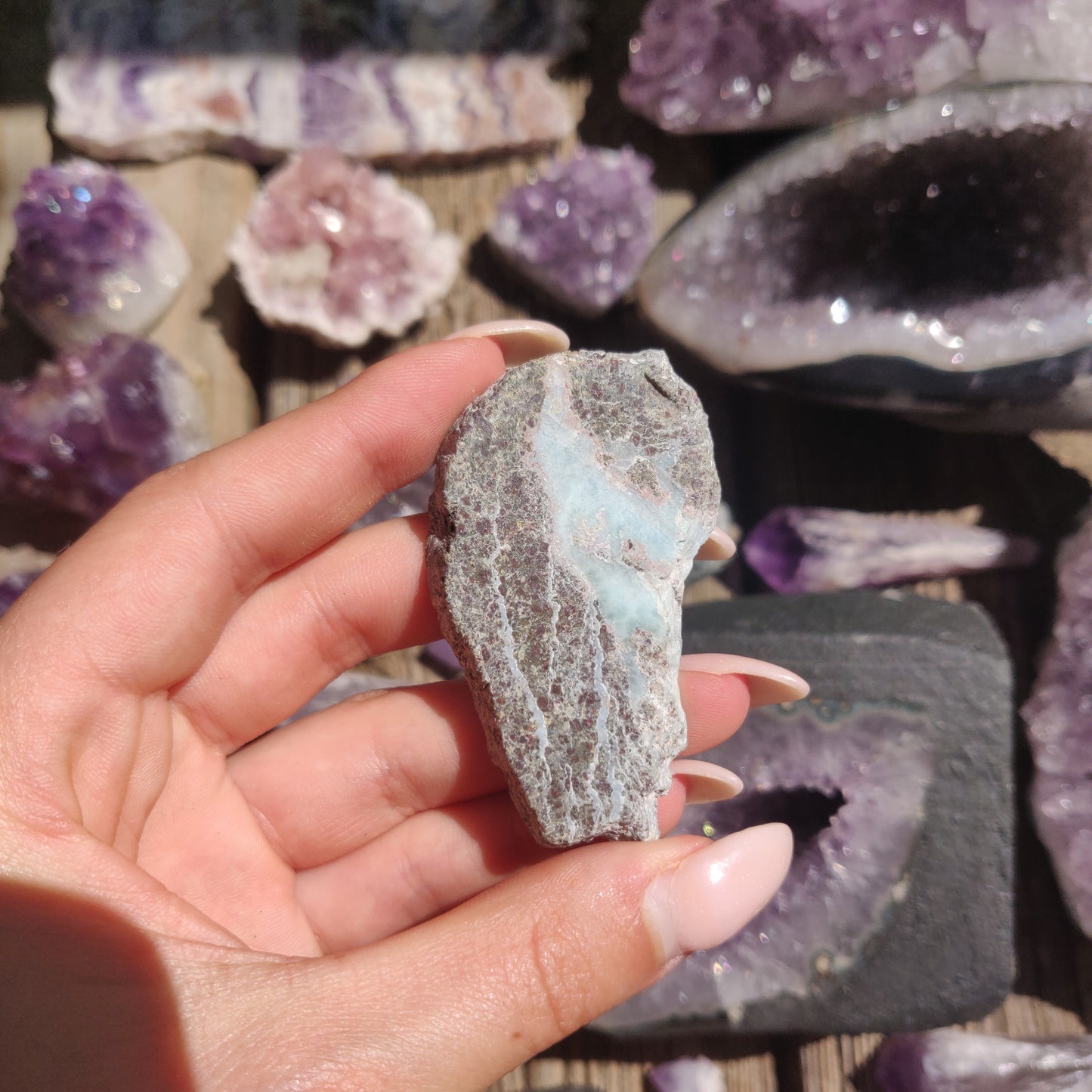 Polished Larimar Slab (#15)